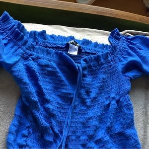 Venus large blue short sleeve dress so comfortable mint condition worn once